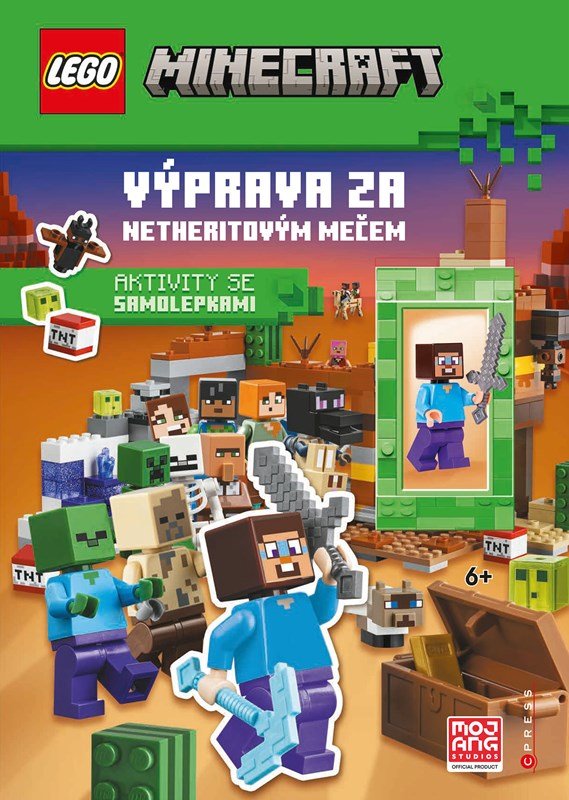 Levně LEGO® Minecraft®. Výprava za netheritovým mečem - kolektiv.