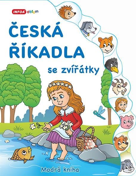 Levně Česká říkadla se zvířátky - Modrá kniha