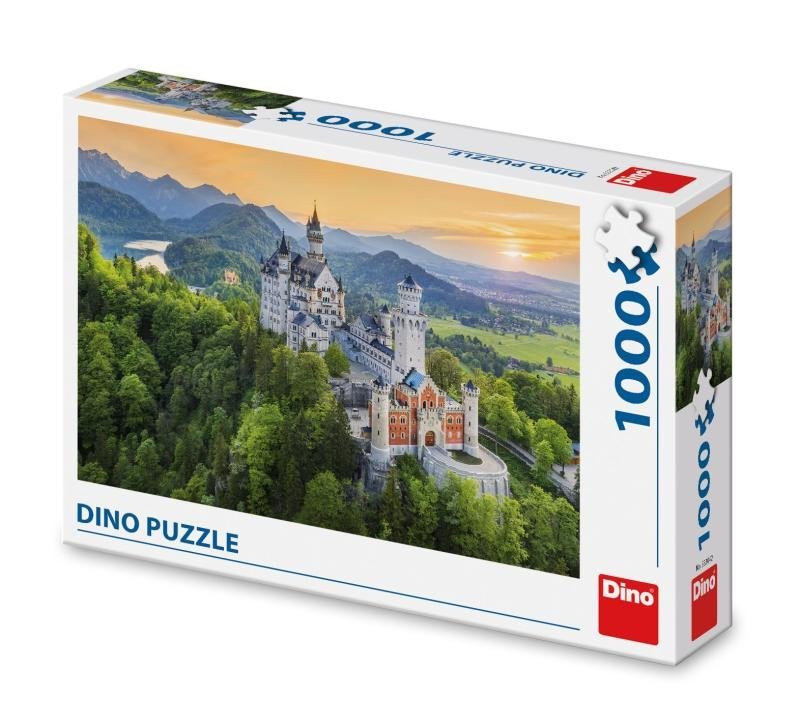 Levně Puzzle Jarní Neuschwanstein 1000 dílků - Dino