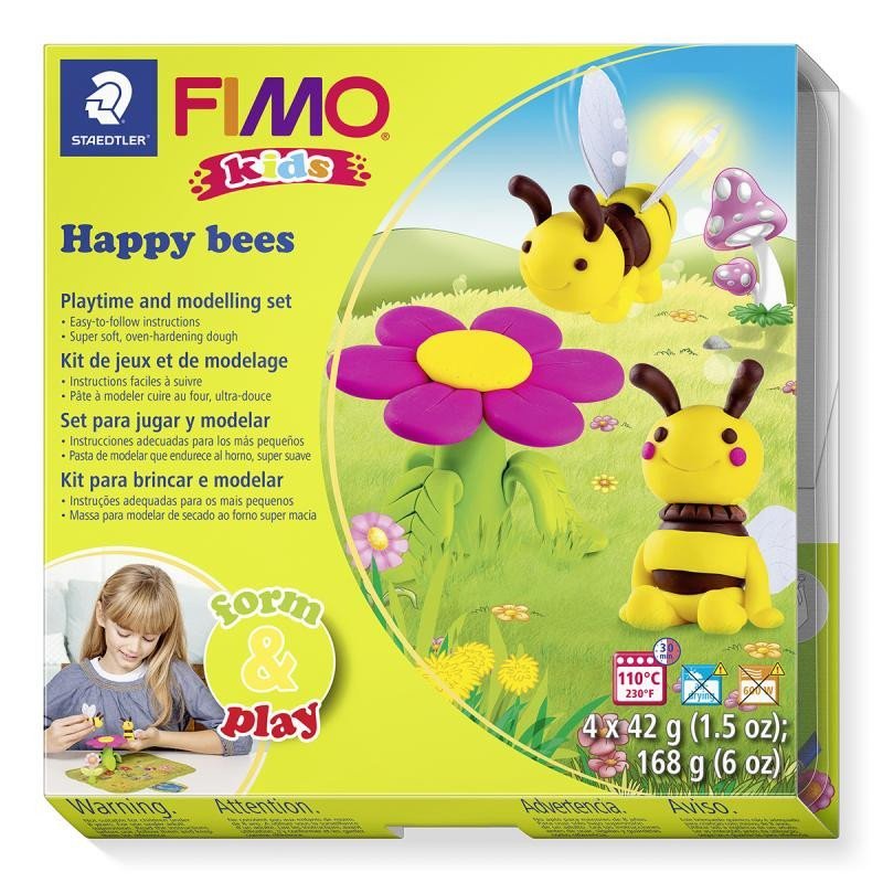 Levně FIMO sada kids Form &amp; Play - Šťastné včelky
