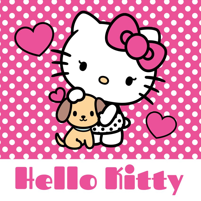 Levně Magický ručníček Hello Kitty 30x30 cm Zvolte balení po: 36 ks