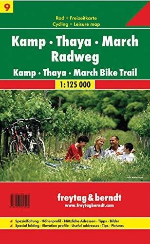 Levně RK 9 Kamp-Thaya-March Radweg 1:125 000 / cyklomapa