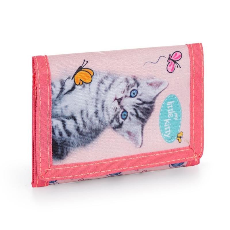 Levně Oxybag Dětská textilní peněženka - Kočka