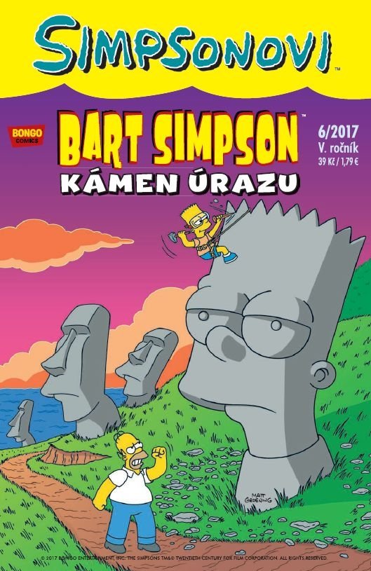 Simpsonovi - Bart Simpson 6/2017 - Kámen úrazu - Matthew Abram Groening
