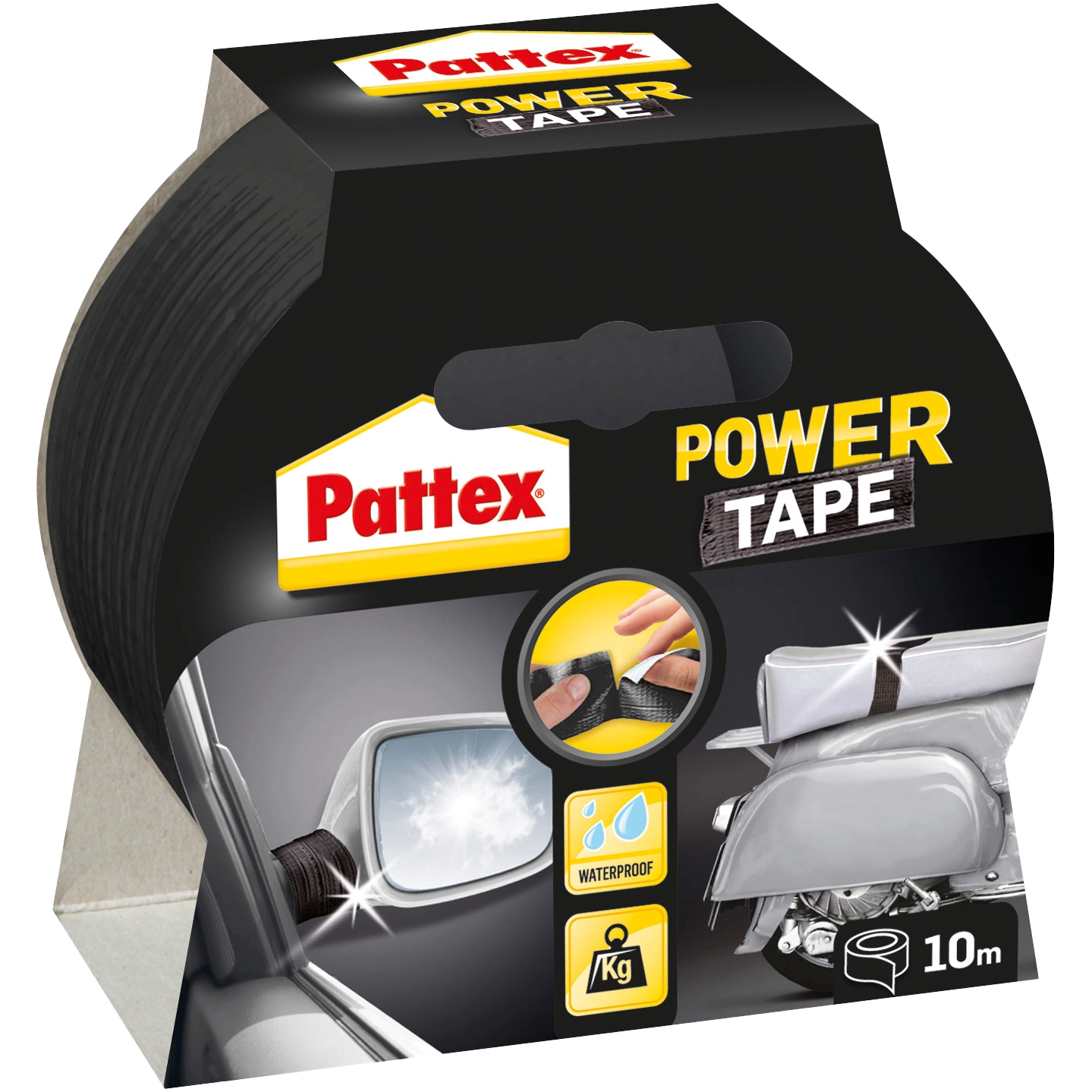 Levně Henkel Pattex - Power Tape lepicí páska, 10 m, černá