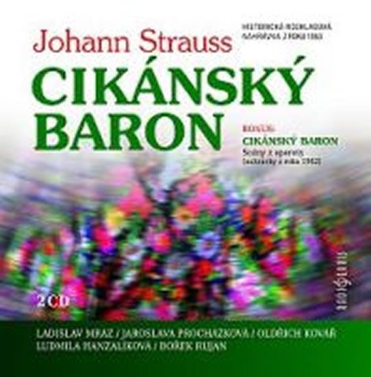 Levně Cikánský baron - 2CD - Strauss