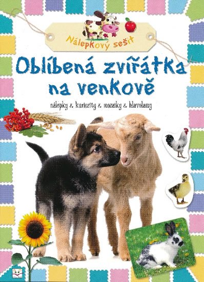 Nálepkový sešit - Oblíbená zvířata na venkově - Agnieszka Bator