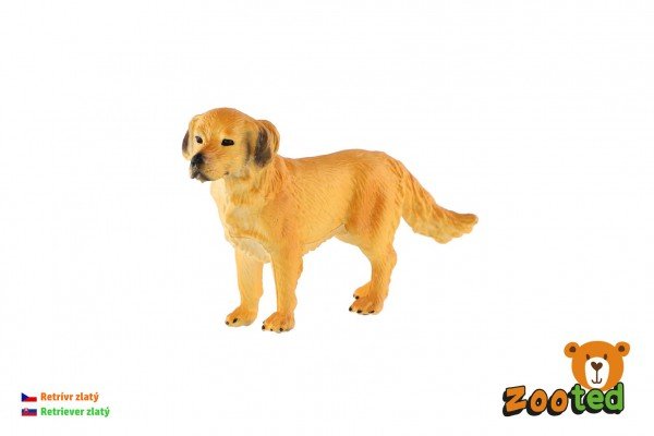Levně Retrívr zlatý - pes domácí zooted plast 10cm v sáčku