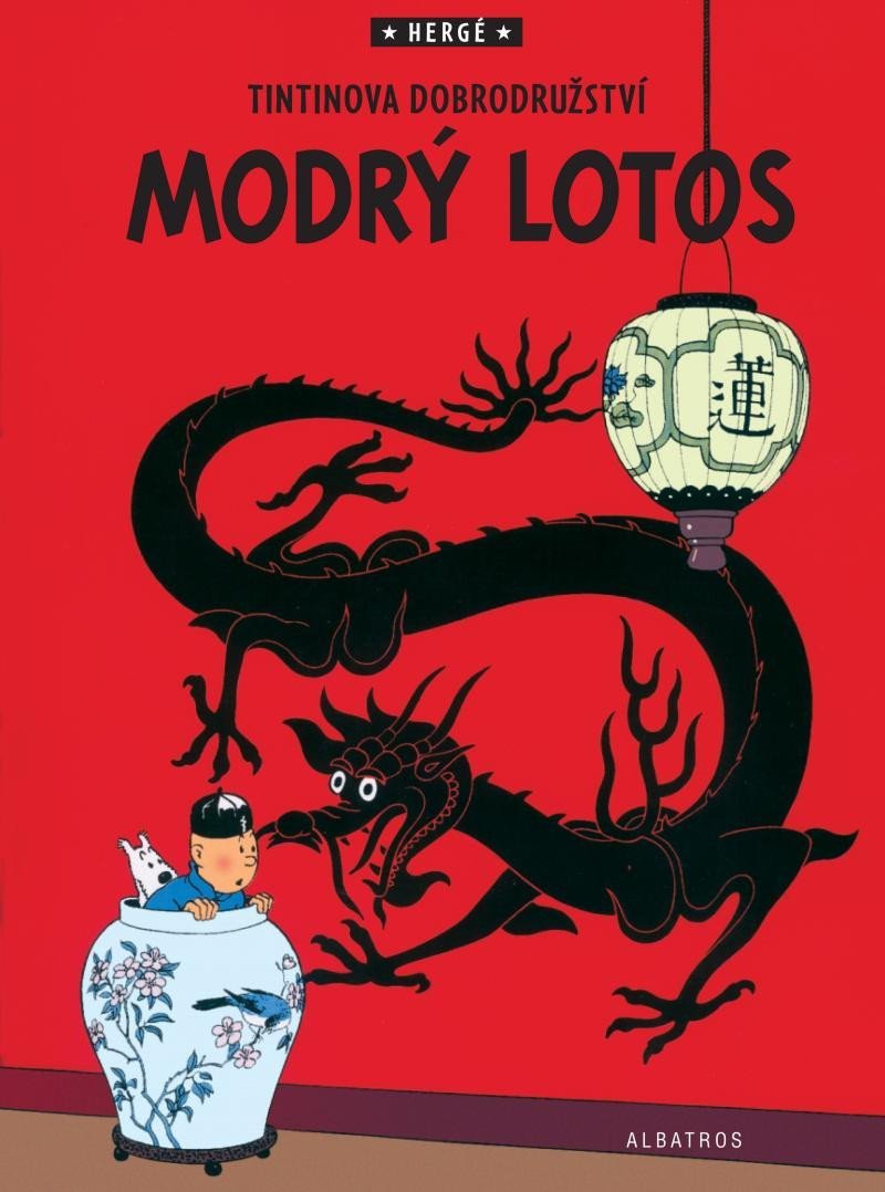 Tintin 5 - Modrý lotos - Hergé