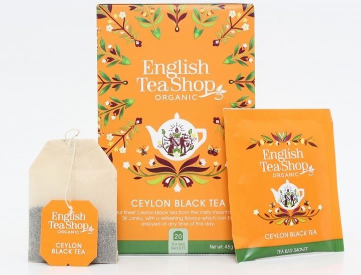 Levně English Tea Shop Čaj Cejlonský černý, 20 sáčků