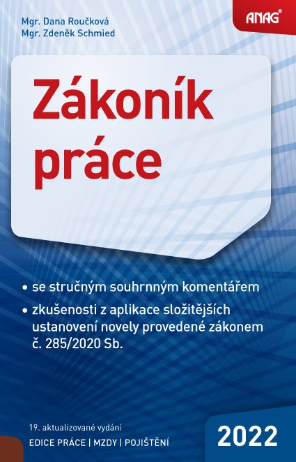 Zákoník práce 2022 - sešit - Dana Roučková