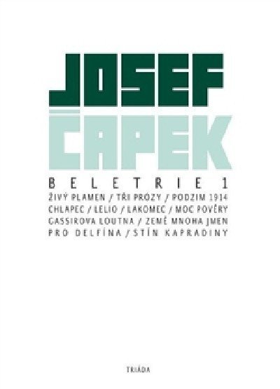 Levně Beletrie 1 - Josef Čapek