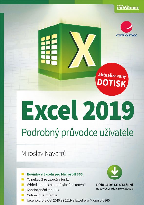Excel 2019 - Podrobný průvodce uživatele - Miroslav Navarrů