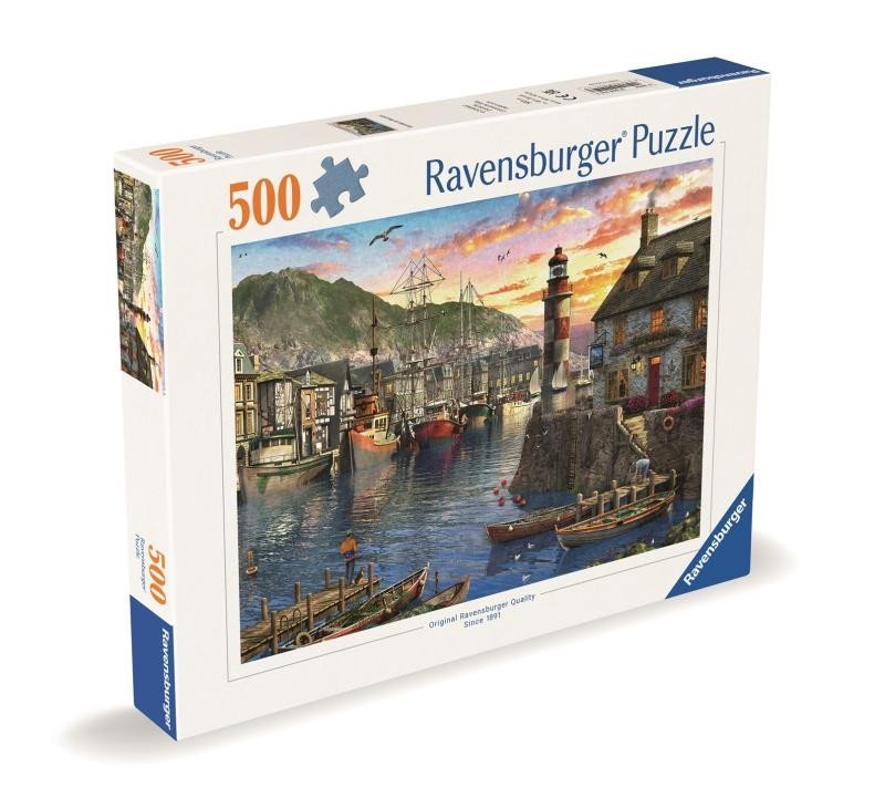Product detail of Puzzle Východ slunce v přístavu 500 dílků