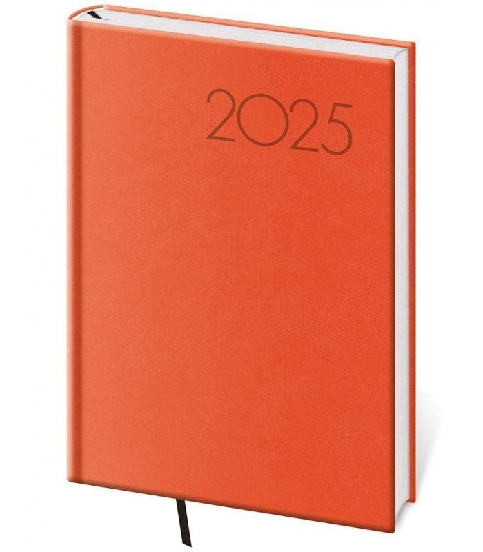 Levně Diář 2025 Print Pop denní A5 oranžová