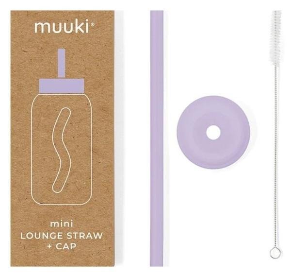 Levně MUUKI Mini Lounge Brčko + Víčko Pastel Lilac