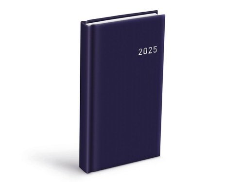 Levně Denní diář 2025 PVC dark blue