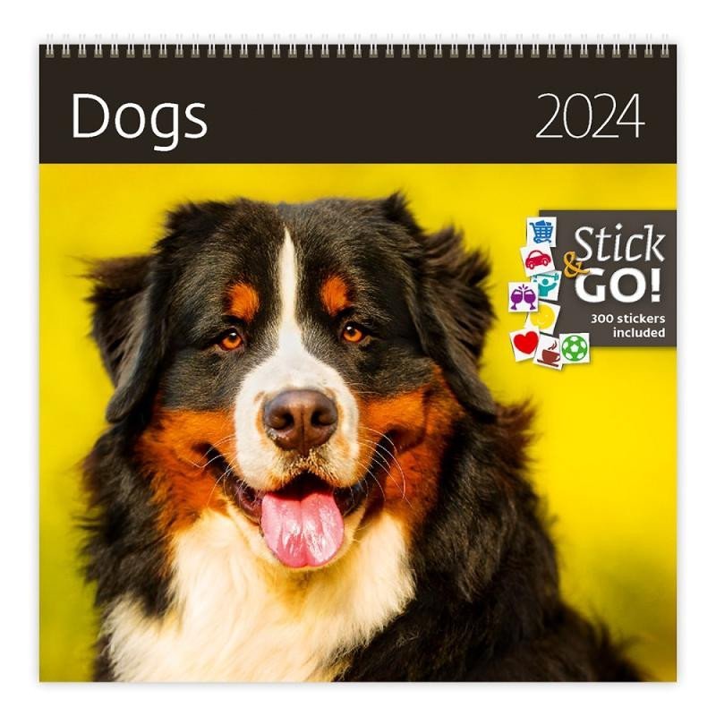 Levně Kalendář nástěnný 2024 - Dogs