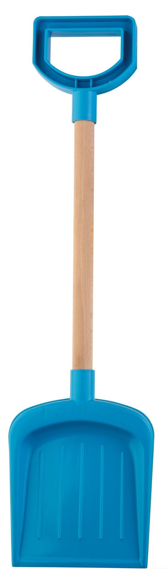 Levně Androni Lopata s dřevěnou násadou a rukojetí - délka 53 cm, modrá