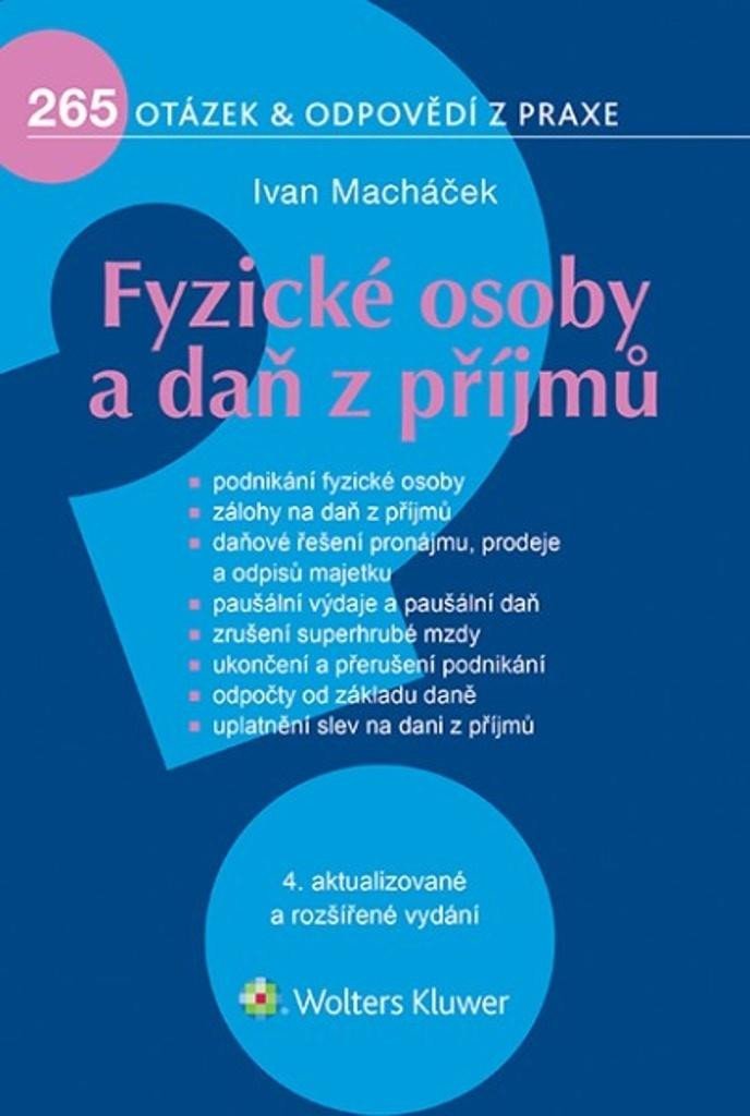 Levně Fyzické osoby a daň z příjmů - Ivan Macháček