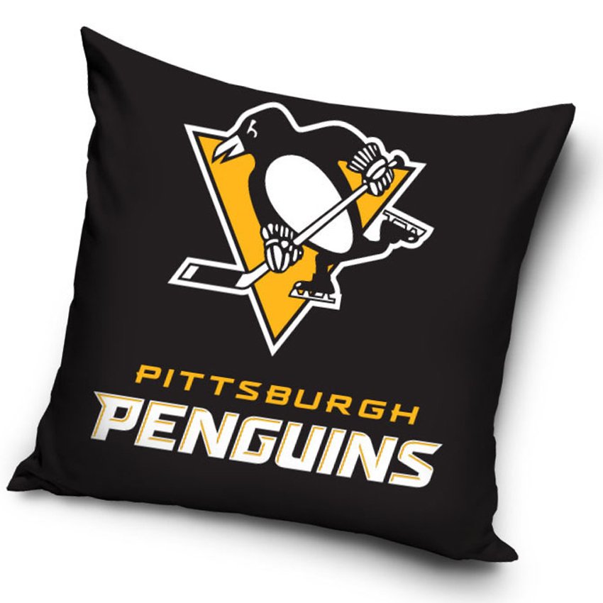 Levně Polštářek NHL Pittsburgh Penguins Black