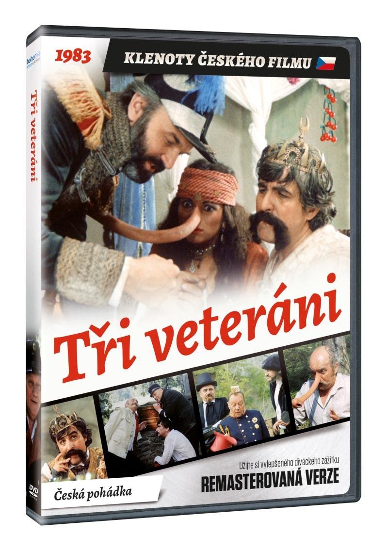 Levně Tři veteráni DVD (remasterovaná verze), 1. vydání