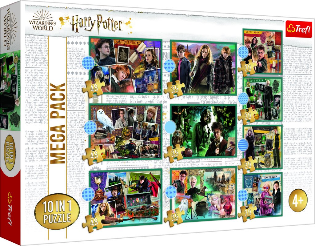 Levně Puzzle Harry Potter MEGA PACK 10v1 - Trefl