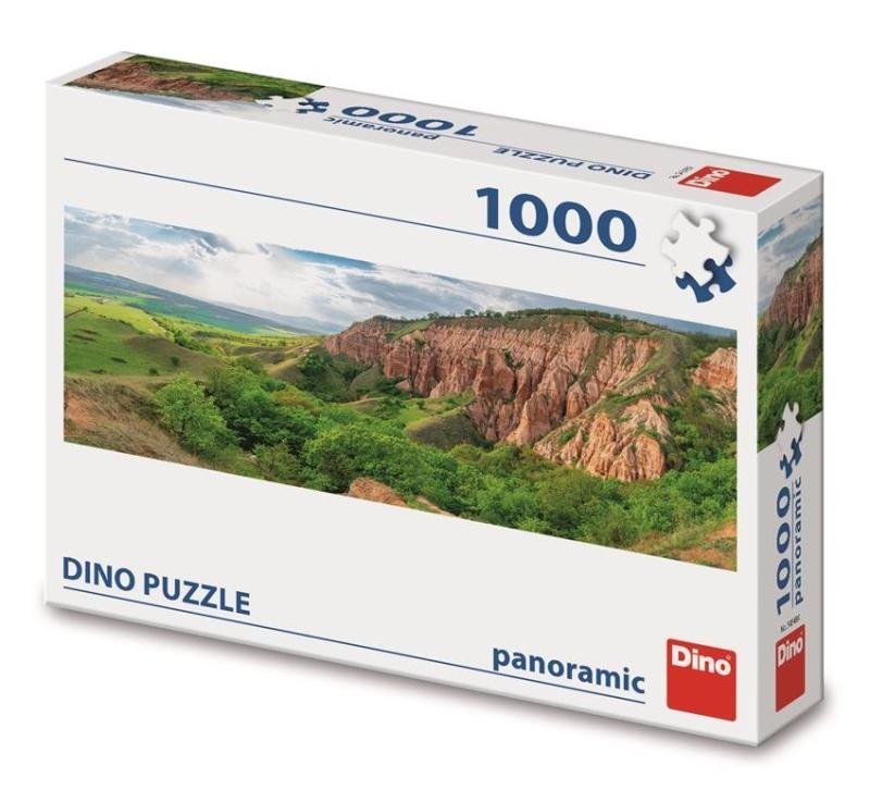 Levně Puzzle Červená rokle Panoramic 1000 dílků - Dino