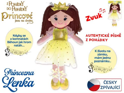 Levně Panenka Princezna Lenka 35cm