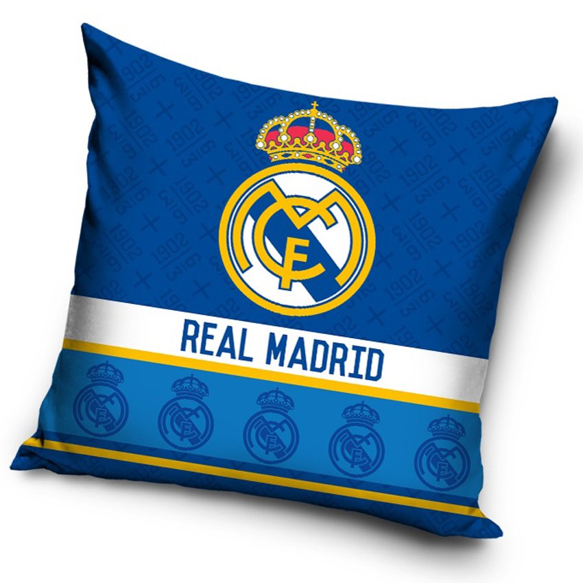 Levně Povlak na polštářek Real Madrid Blue Shields