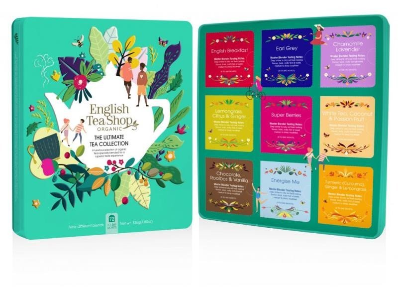 Levně English Tea Shop Čaj Ultimate collection bio vánoční 136 g, 72 ks