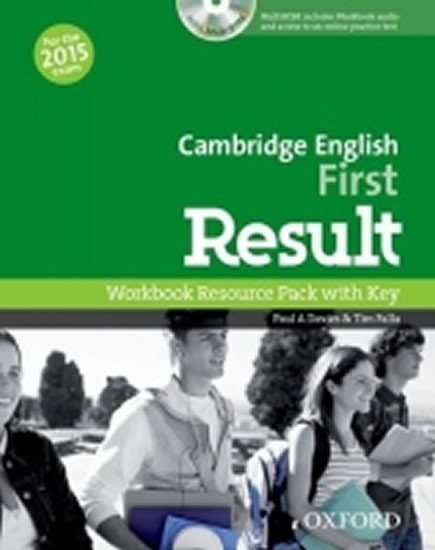 Levně Cambridge English First Result Workbook with Key and Audio CD - Tim Falla