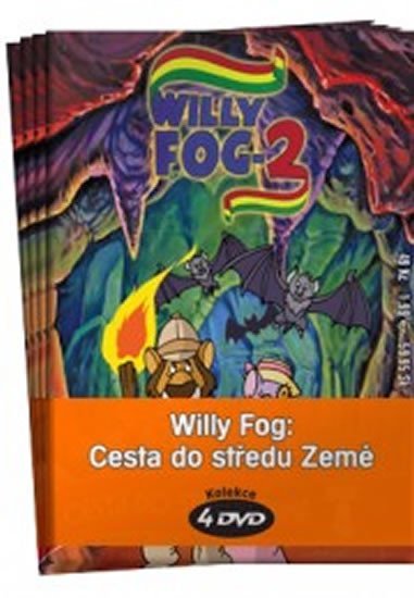 Levně Willy Fog: Cesta do středu Země - kolekce 4 DVD - Jules Verne