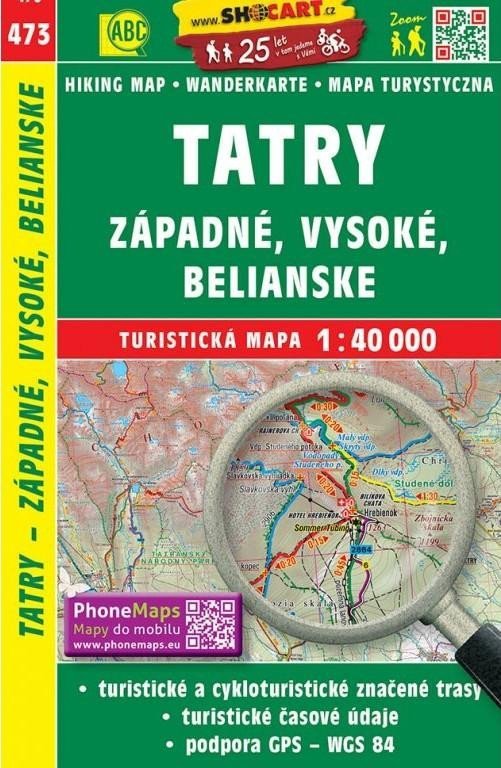 Levně SC 473 Vysoké Tatry + Západné, Belianské 1:40 000
