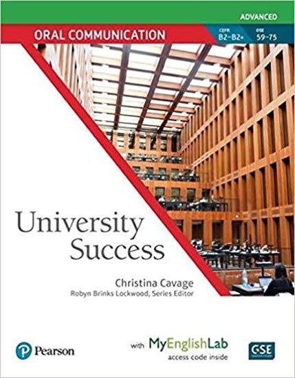 Levně University Success Advanced: Oral Communication Students´ Book w/ MyEnglishLab - autorů kolektiv