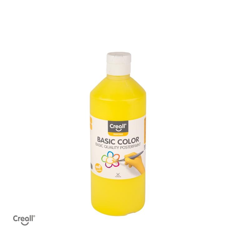 Levně Creall temperová barva, 500 ml, základní žlutá