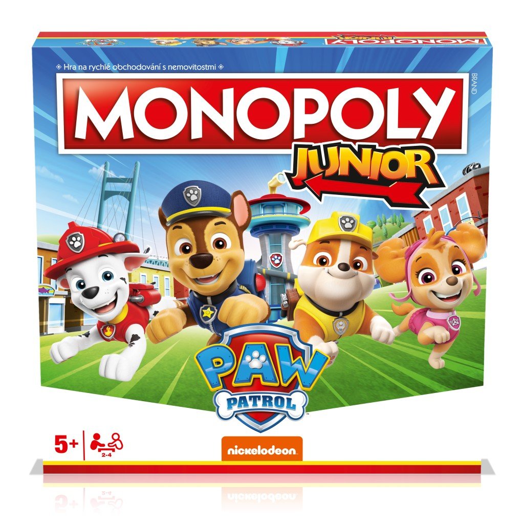 Levně Monopoly Junior Tlapková patrola CZ - Alltoys