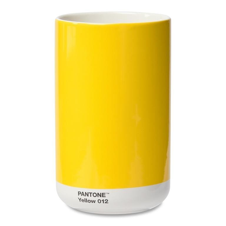 Levně Pantone Keramická váza 1 l - Yellow 012