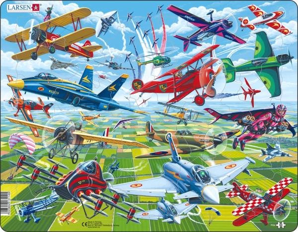 Levně Puzzle Akrobatická letadla