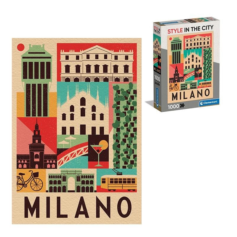 Puzzle Style in the City: Milán 1000 dílků - Comansi - main (0)
