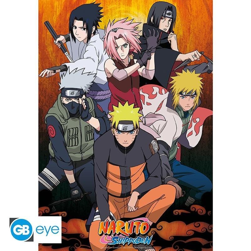 Levně Naruto Shippuden Plakát Maxi 91,5 x 61 cm