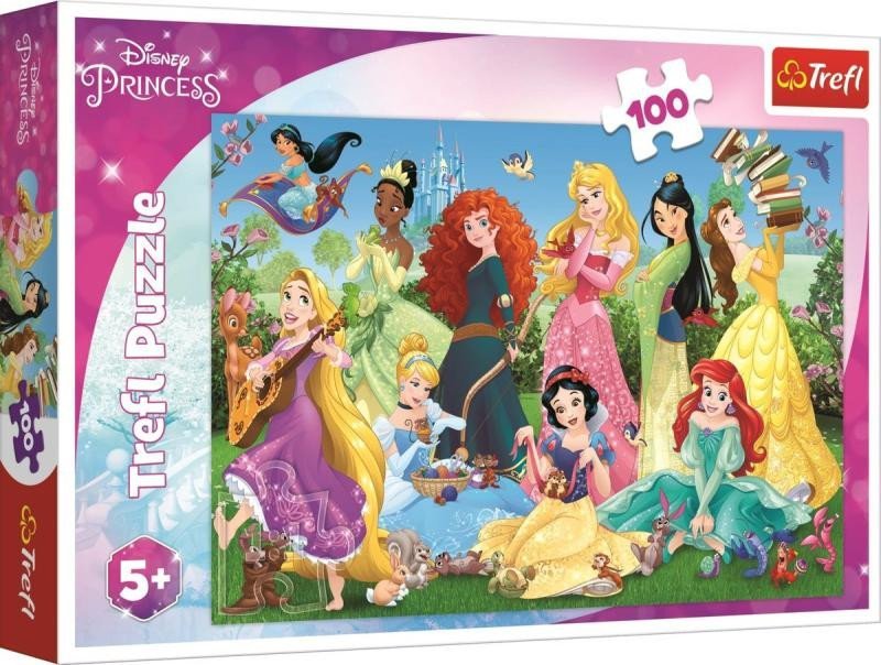 Trefl Puzzle Disney Princess - Okouzlující princezny / 100 dílků