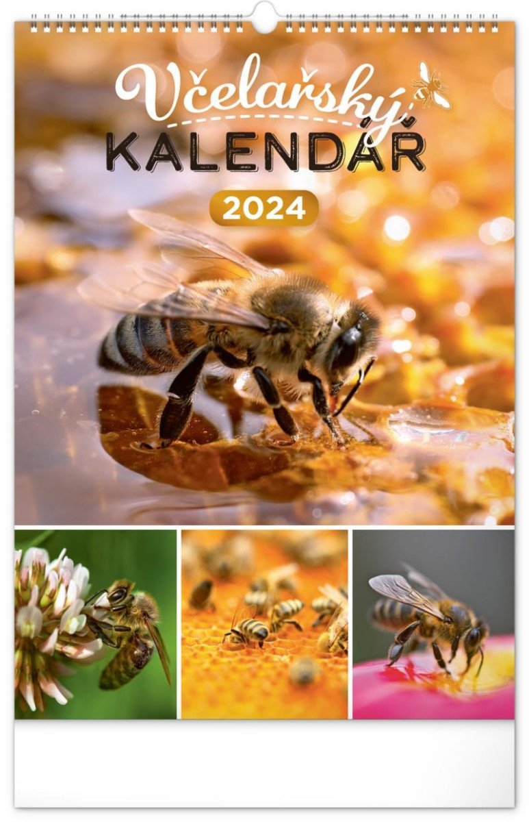Levně Nástěnný Včelařský kalendář 2024, 33 × 46 cm