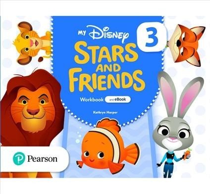Levně My Disney Stars and Friends 3 Workbook with eBook - Kathryn Harper