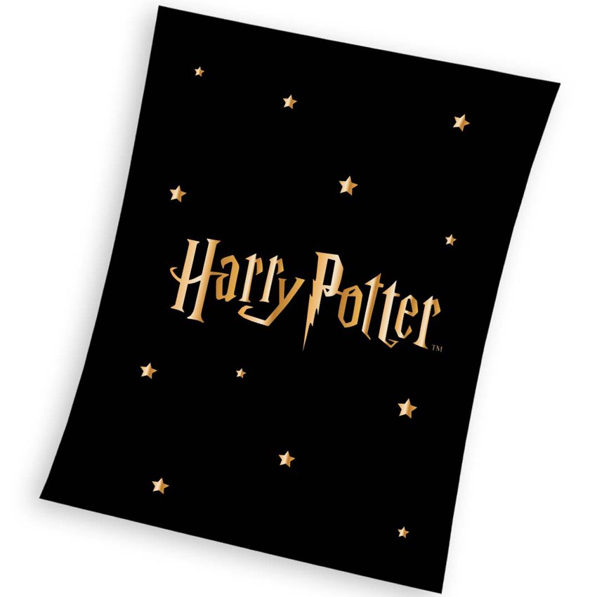 Levně Dětská deka Harry Potter Gold Stars 130x170 cm