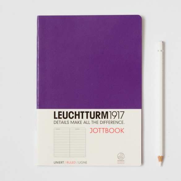Levně LEUCHTTURM1917 JOTTBOOK MEDIUM (A5), linky, Lavender 339932