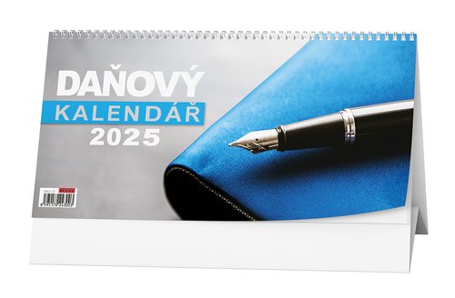 Daňový kalendář 2025 - stolní kalendář