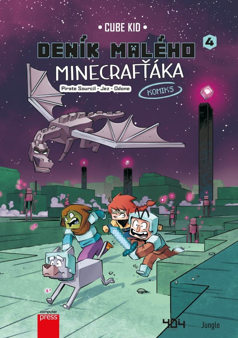 Levně Deník malého Minecrafťáka: komiks 4, 1. vydání - Cube Kid