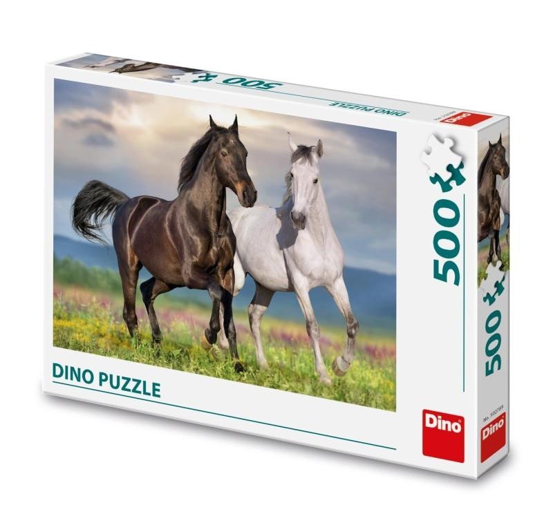 Levně Puzzle Zamilovaní koně 500 dílků