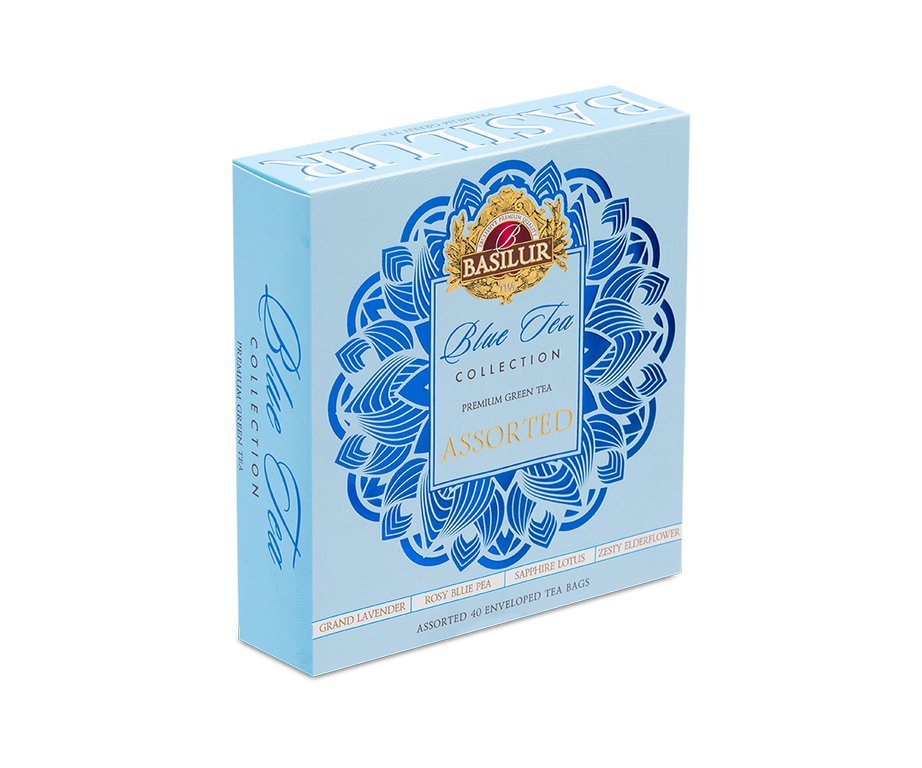 Levně BASILUR Gift Blue Tea 40 gastro sáčků